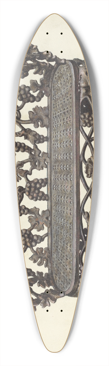 John B. Moll - Garden Bench 39.3 inch art pintail longboard deck