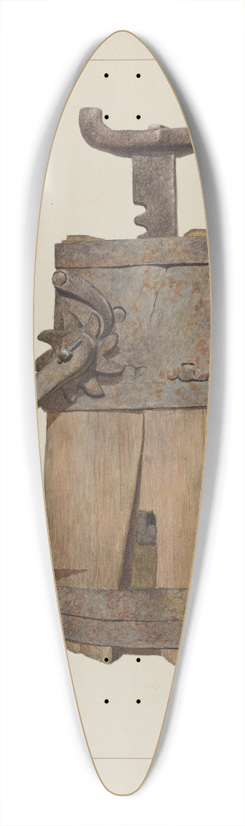John B. Moll - Wagon Jack 39.3 inch art pintail longboard deck