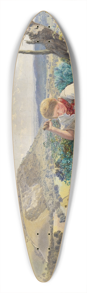 John Brett - The Stonebreaker 39.3 inch art pintail longboard deck