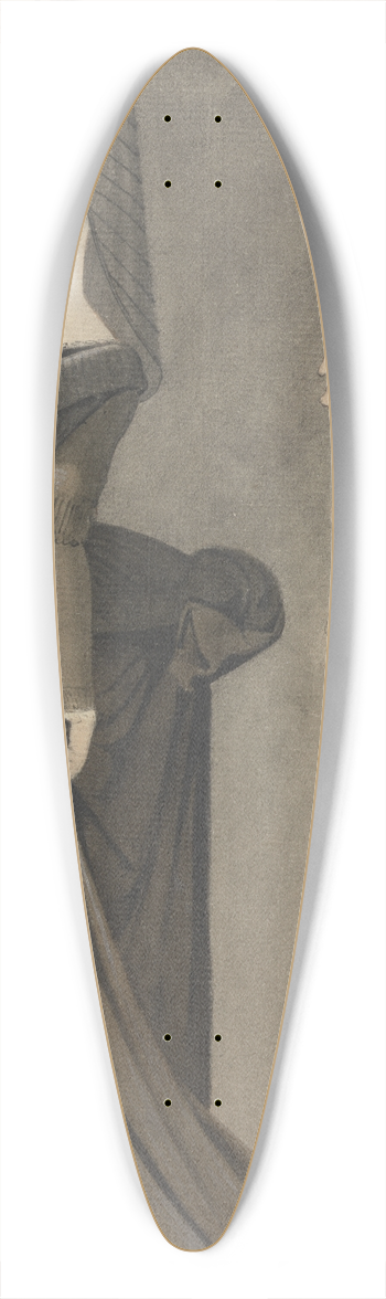John Brown - A Roman Lady with a Duenna 39.3 inch art pintail longboard deck