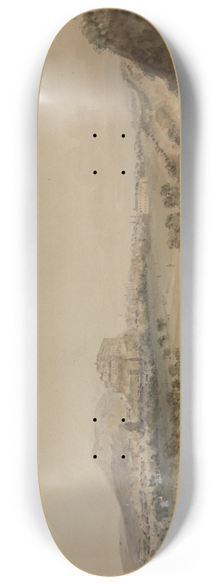Alexander Nasmyth - A View of Edinburgh 8.25 inch art skate deck