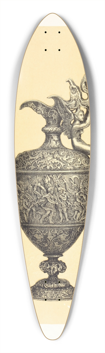 John Charles Robinson - Silver Ewer 39.3 inch art pintail longboard deck