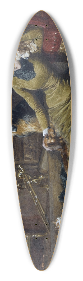 John Charlton - Her Favourites 39.3 inch art pintail longboard deck