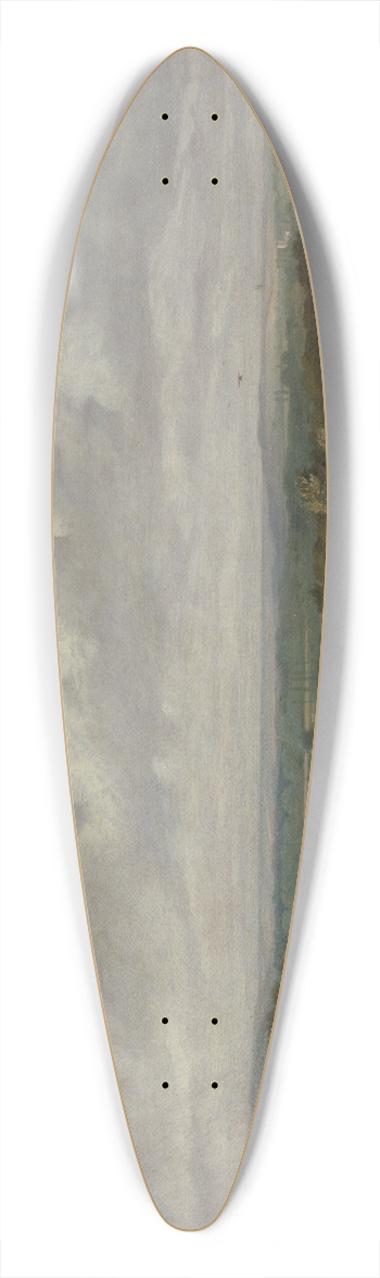 John Constable - Ploughing Scene in Suffolk 39.3 inch art pintail longboard deck
