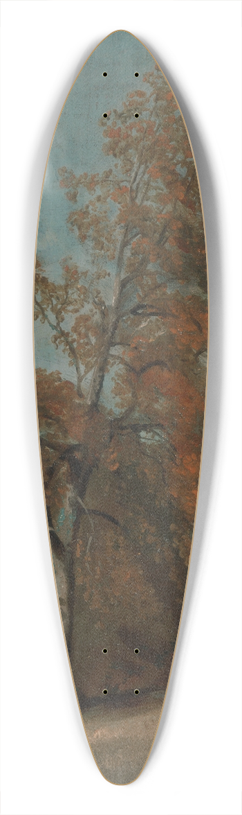 John Constable - Study of an Ash Tree 39.3 inch art pintail longboard deck
