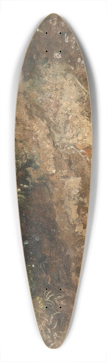 John Constable - Undergrowth 39.3 inch art pintail longboard deck