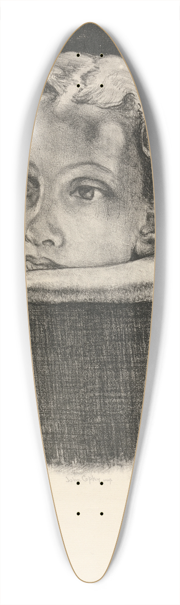 John Copley - La Bionda 39.3 inch art pintail longboard deck