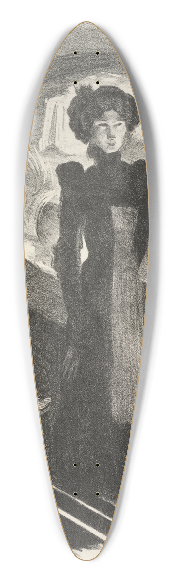 John Copley - The Programme Seller 39.3 inch art pintail longboard deck