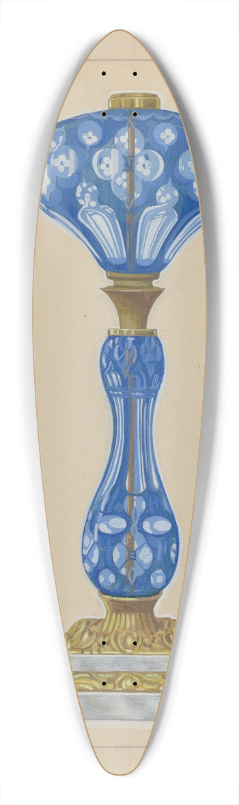 John Dana - Lamp 39.3 inch art pintail longboard deck