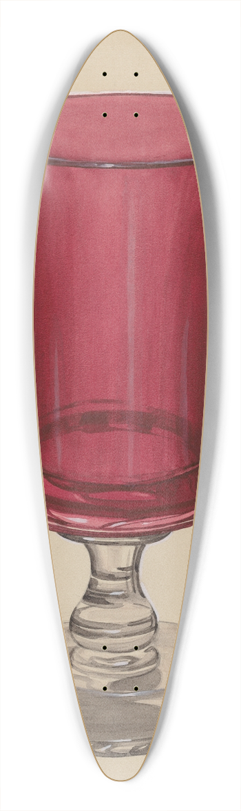 John Dana - Vase 39.3 inch art pintail longboard deck