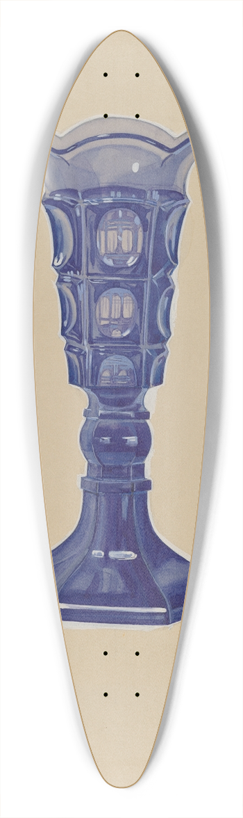John Dana - Vase 39.3 inch art pintail longboard deck