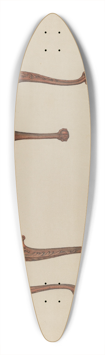 John Dieterich - Pier Table 39.3 inch art pintail longboard deck