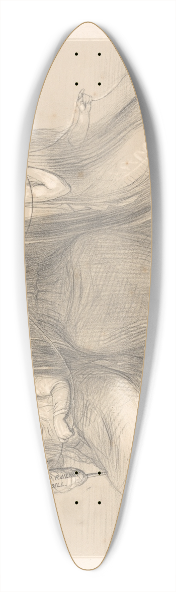 John Doyle - The Fates 39.3 inch art pintail longboard deck