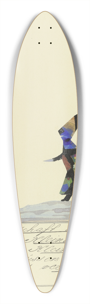 John Elsas - Die Wissenschaft der Brse  39.3 inch art pintail longboard deck