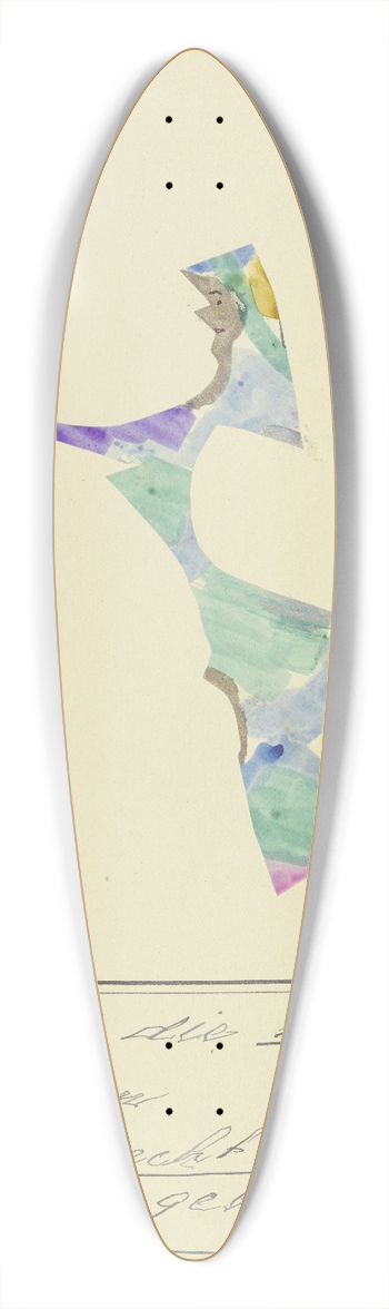John Elsas - Ich bin die Nemesis 39.3 inch art pintail longboard deck