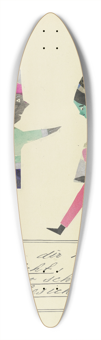 John Elsas - Veronika dir trau ich nicht  39.3 inch art pintail longboard deck