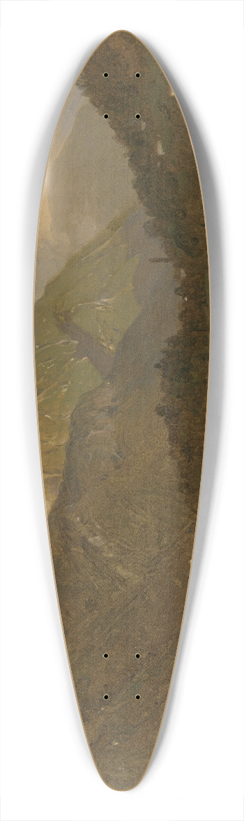 John Ferguson Weir - LakeComo 39.3 inch art pintail longboard deck