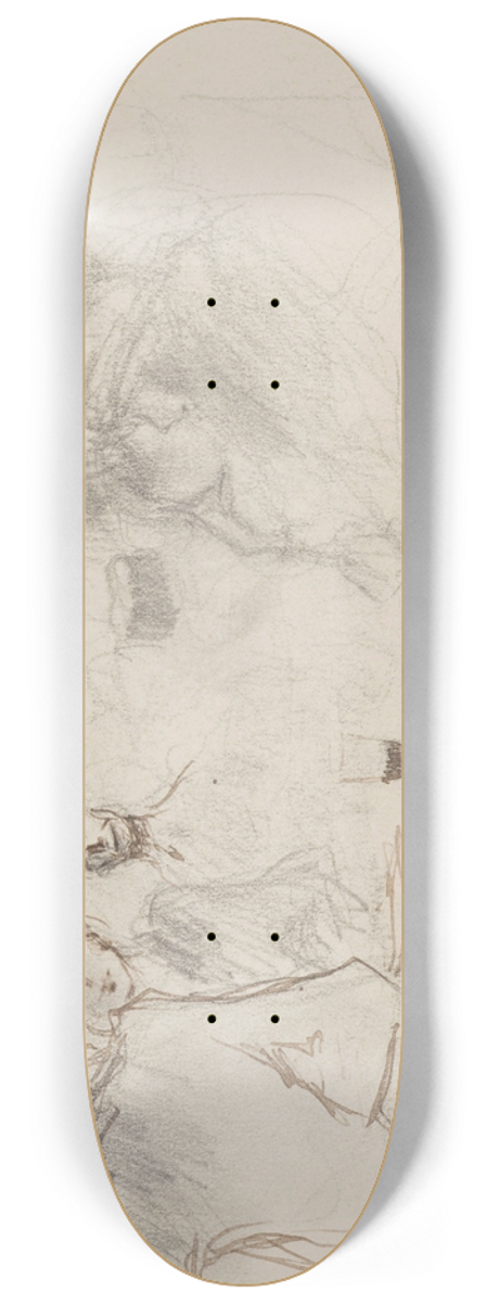 Georges Hugo - Le caf 8.25 inch art skate deck