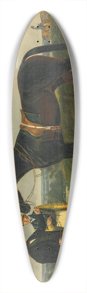 John Frederick Herring Snr. - Flying Dutchman 39.3 inch art pintail longboard deck