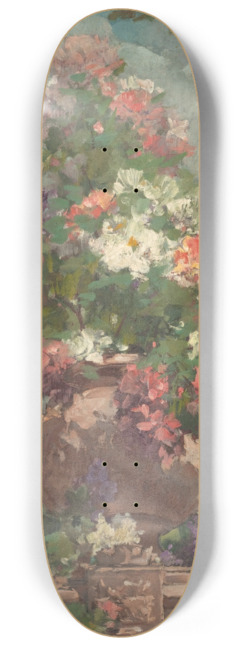 Georges Jeannin - Fleurs 8.25 inch art skate deck