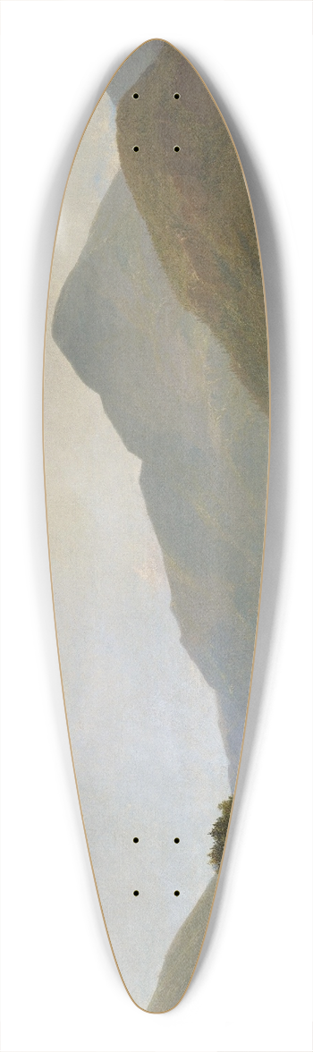 John Frederick Kensett - Lake George 39.3 inch art pintail longboard deck