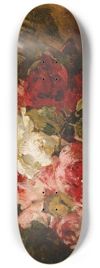 Georges Jeannin - Roses III 8.25 inch art skate deck