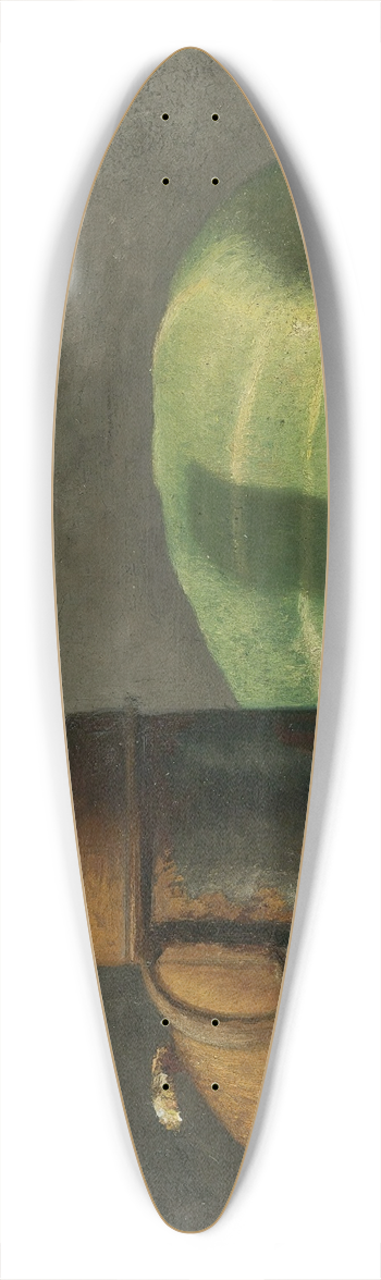 John Frederick Peto - Cucumber 39.3 inch art pintail longboard deck
