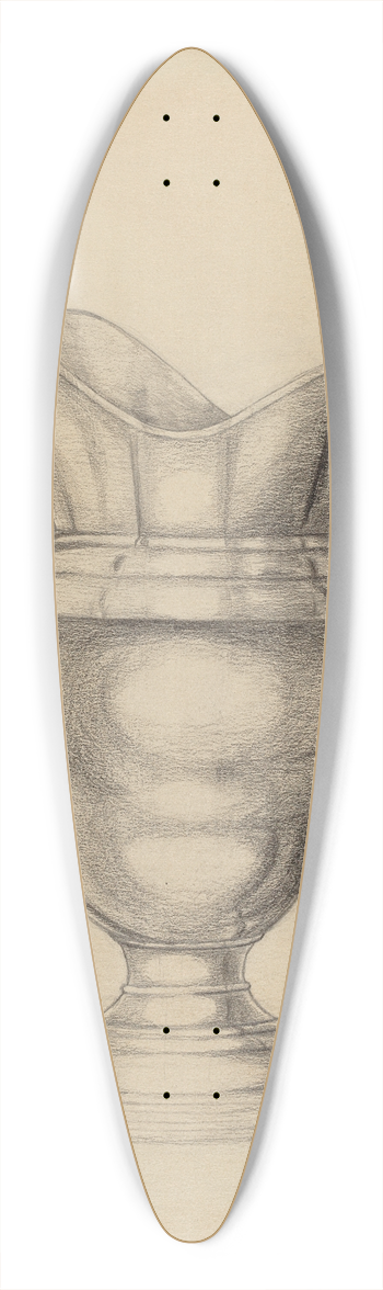 John Garay - Silver Pitcher 39.3 inch art pintail longboard deck