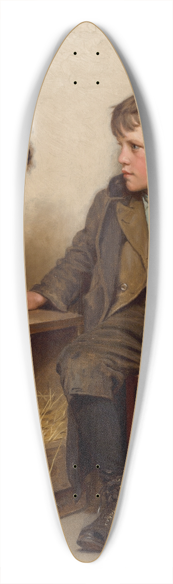 John George Brown - A Confab 39.3 inch art pintail longboard deck