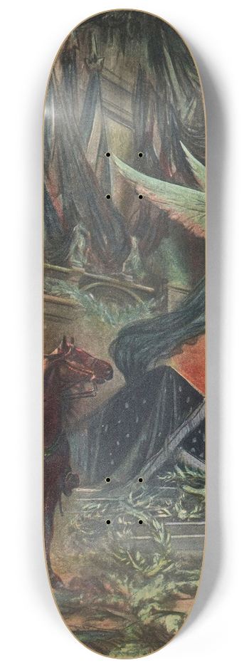 Georges Jules Victor Clairin - La Veille funbre 8.25 inch art skate deck