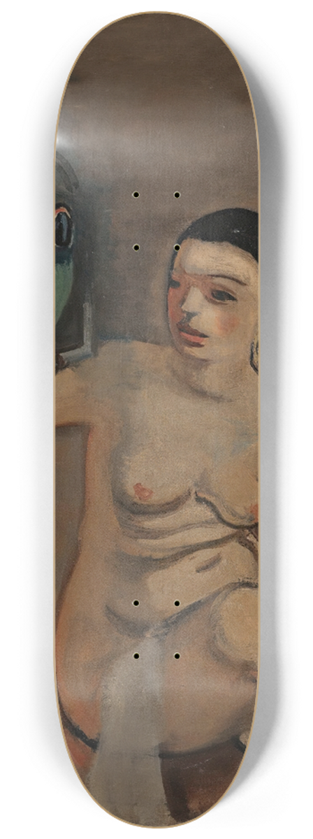 Georges Kars - WomanWith Parrot 8.25 inch art skate deck