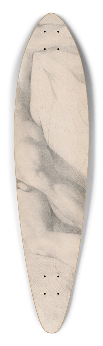 John Hamilton Mortimer - An Academy 39.3 inch art pintail longboard deck