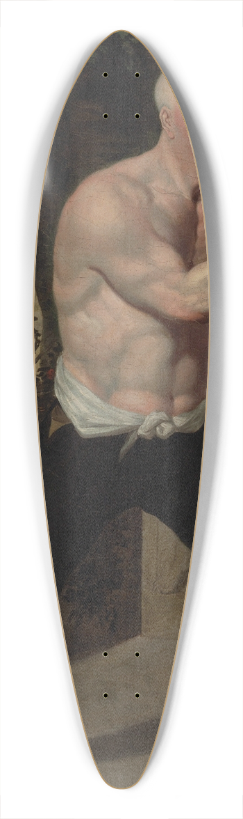 John Hamilton Mortimer - Jack Broughton, The Boxer 39.3 inch art pintail longboard deck