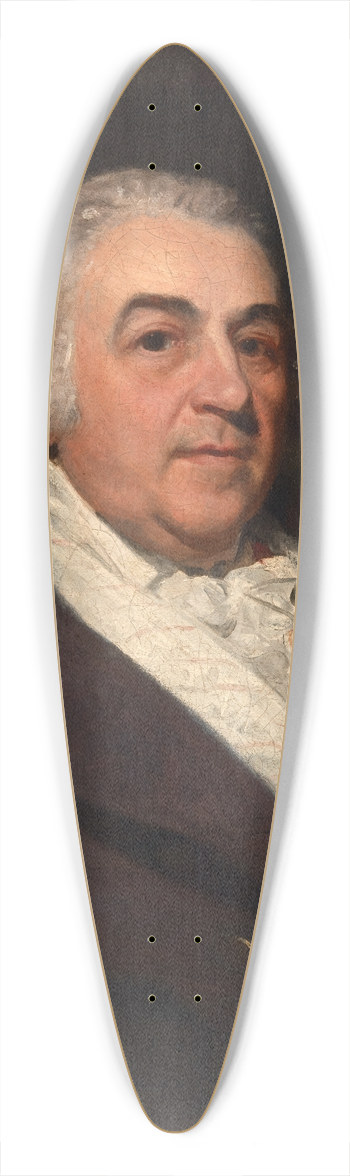 John Hoppner - Richard Bache 39.3 inch art pintail longboard deck