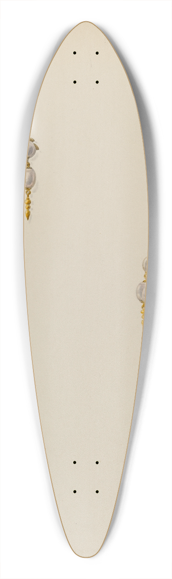 John H. Tercuzzi - Cap or Bonnet Pin 39.3 inch art pintail longboard deck