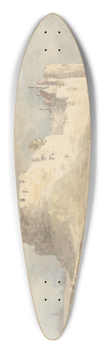 John Inigo Richards - Chester Castle 39.3 inch art pintail longboard deck