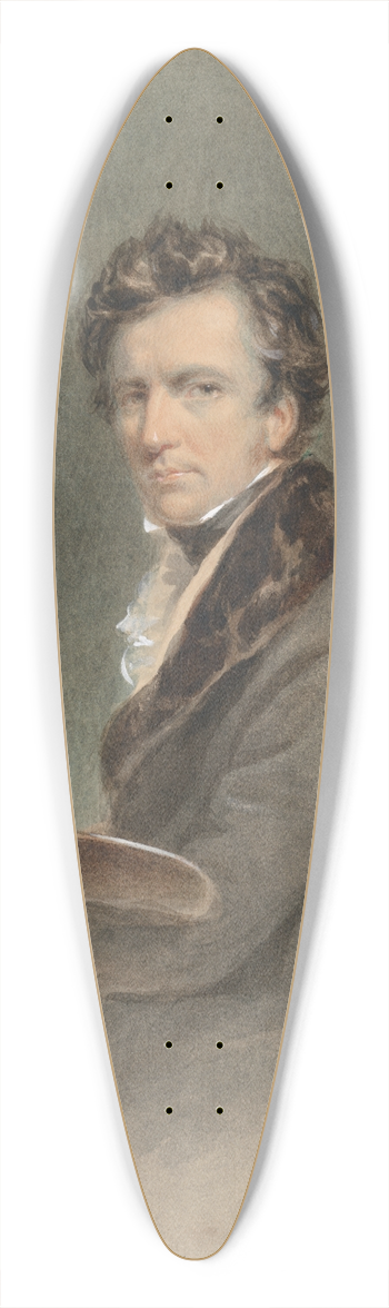 John Jackson - Self-Portrait 39.3 inch art pintail longboard deck