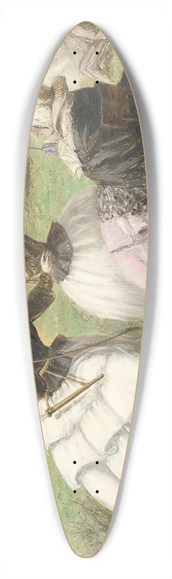 John Leech - The Fair Toxophilites 39.3 inch art pintail longboard deck
