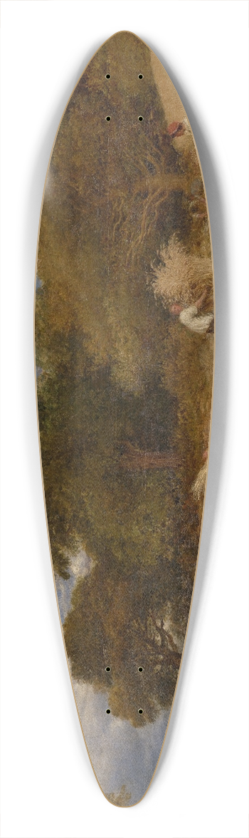 John Linnell - Wheat 39.3 inch art pintail longboard deck