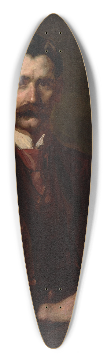 John Longstaff - Henry Lawson 39.3 inch art pintail longboard deck