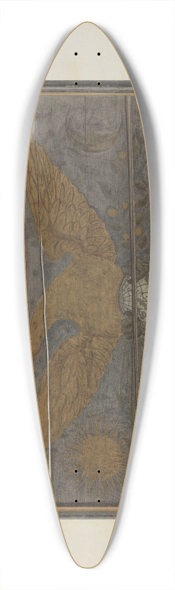 John Matulis - Tavern Sign  Temperance 39.3 inch art pintail longboard deck