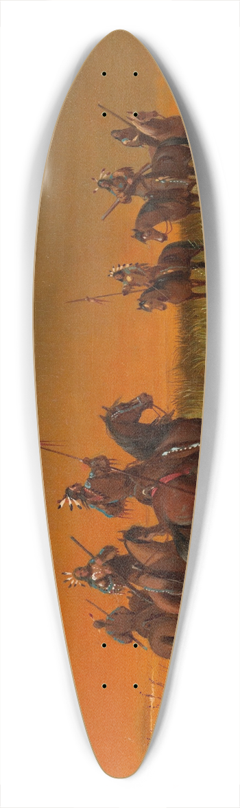 John Mix Stanley - The Challenge 39.3 inch art pintail longboard deck