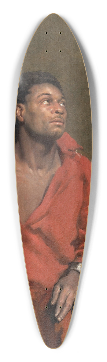 John Philip Simpson - The Captive Slave 39.3 inch art pintail longboard deck