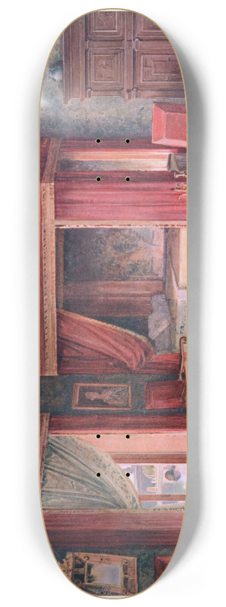 Georges Rmon - Chambre a coucher Louis XIII (Style dAbraham Bosse). 8.25 inch art skate deck