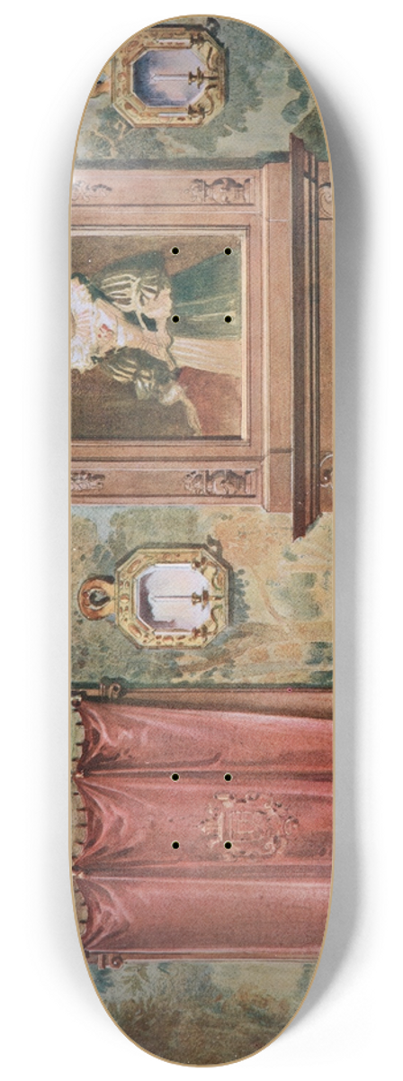 Georges Rmon - Chambre a coucher Louis XIII . Vue gomtrale. 8.25 inch art skate deck