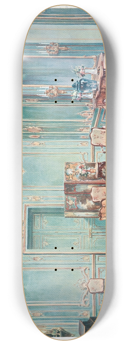 Georges Rmon - Grand salon style Louis XV. 8.25 inch art skate deck