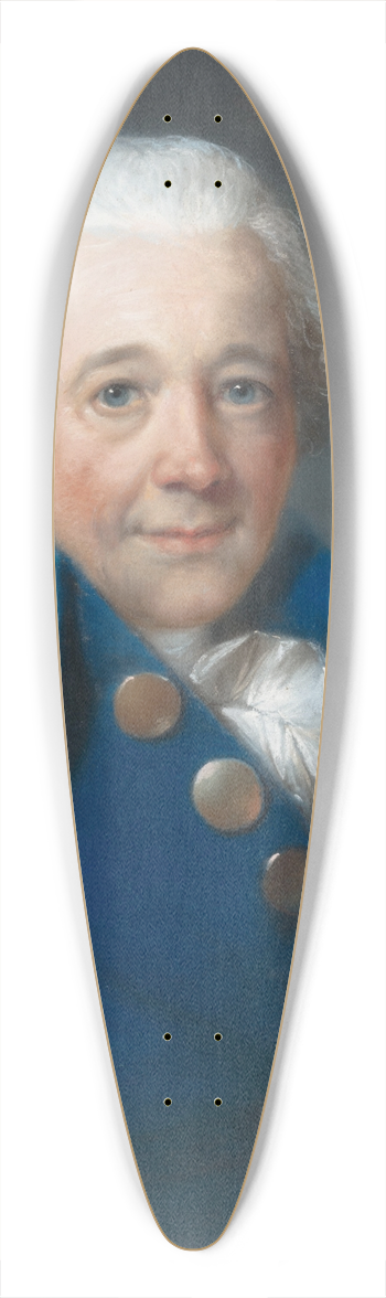 John Russell - William Man Godschall (17201802) 39.3 inch art pintail longboard deck