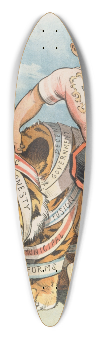 John Samuel Pughe - A tidy job; but 39.3 inch art pintail longboard deck