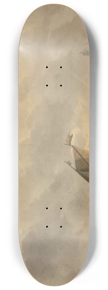 Abraham van Beyeren - River View 8.25 inch art skate deck