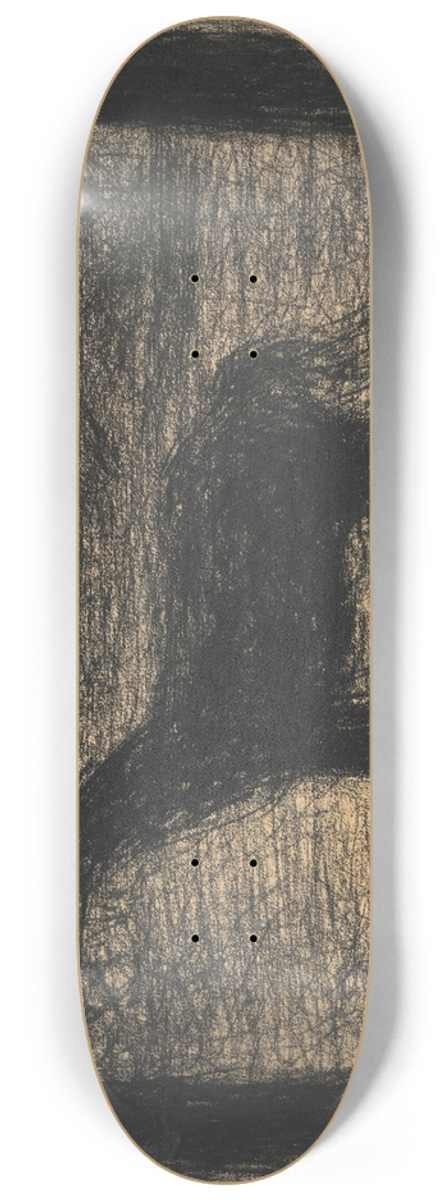 Georges Seurat - Foal (Le Poulain) [also called The Colt] 8.25 inch art skate deck